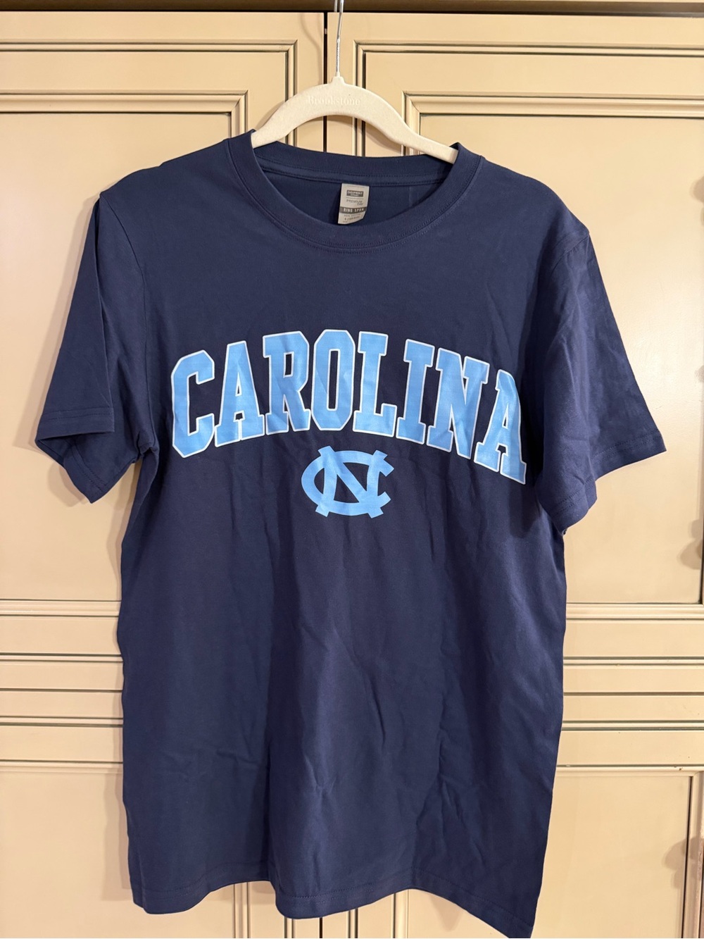 New Digiprint North Carolina Navy Blue Short Sleeve T-Shirt shirt 100% cotton Sm